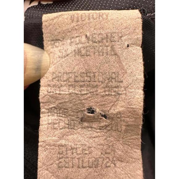 VTG 90s Victory Black Whimsigoth Gown L Textured Rosette Bodice Satin Bow Dress - Picture 5 of 6